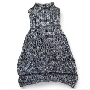 Moth by Anthropologie High Neck Textured‎ Knit Top XS Chunky Knit